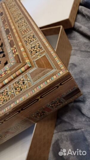 Шкатулка большая деревянная