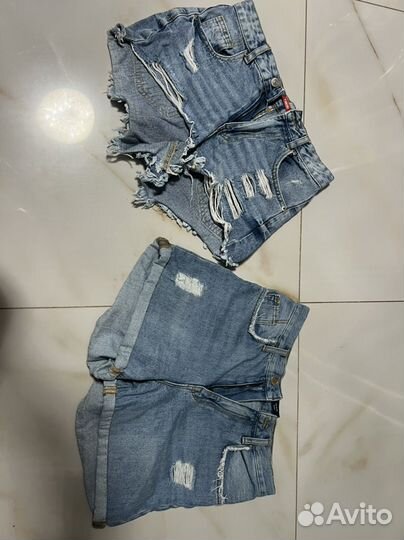 Шорты джинсовые