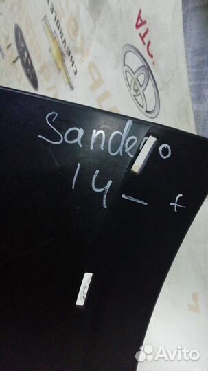 Бампер передний новый Logan рест Sandero с 14г-18