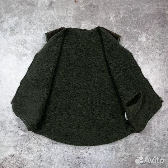 Vintage USA 90s Forest Green Жилет Vest Винтаж