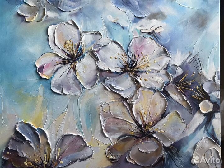 Картина маслом готовая работа