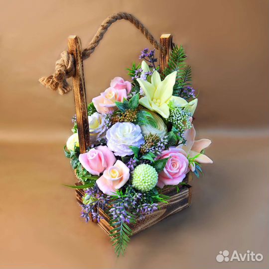 Букеты из мыла. Букет цветов