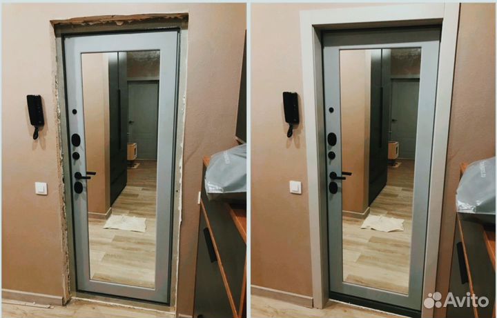 Замена панелей на входной двери