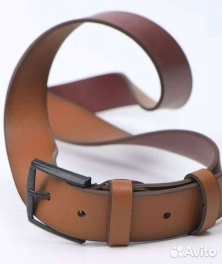 Мужской кожаный ремень новый