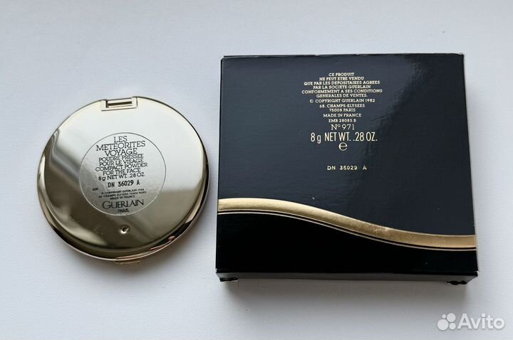 Guerlain пудра meteorites compact 1989