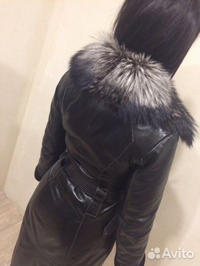 Натуральная кожаная дубленка