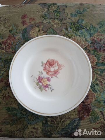 Винтаж. Тарелка 1966г. Песочное