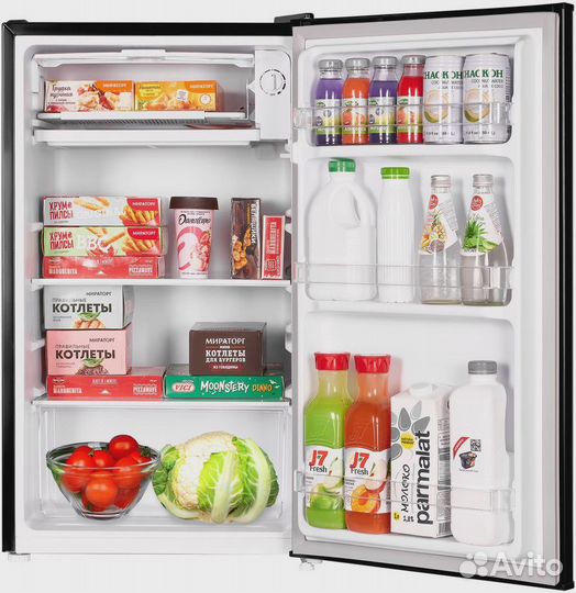 Холодильник Maunfeld MFF83RB 1-нокамерн. черный