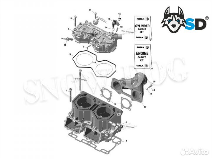 Болт M10 X 150 BRP 420641762