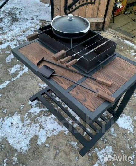 Мангалы в стиле лофт