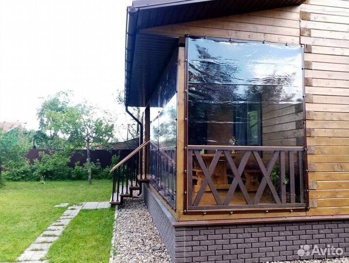 Мягкие окна для беседки