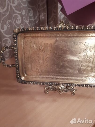 Поднос, латунь, Египет