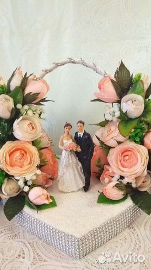 Свадебная арка с конфетами