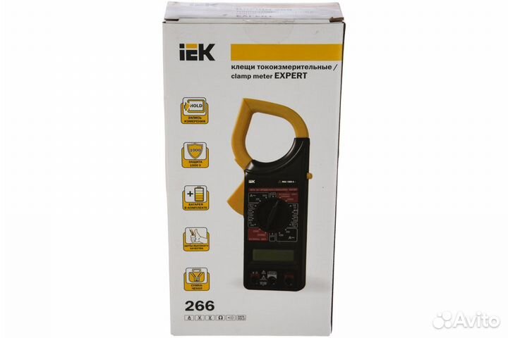 Клещи токоизмерительные IEK Expert 266 TCM-1S-266