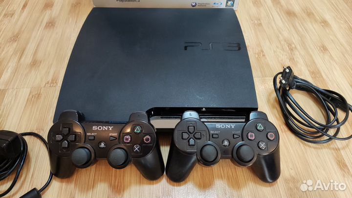 Sony ps3 slim 320Gb + 2 Геймпада