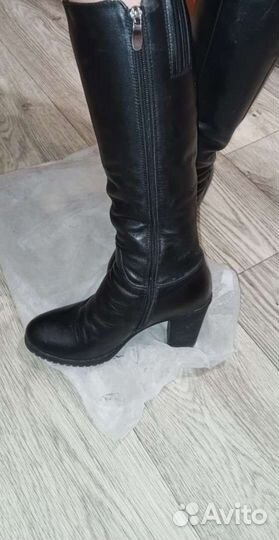 Зимние сапоги натуральная кожа
