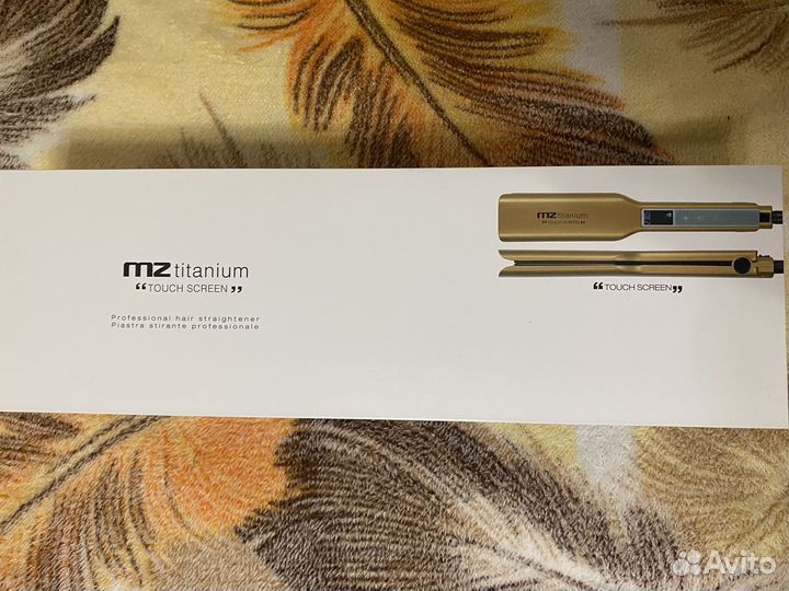 Утюжок mz titanium с широкими пластинами