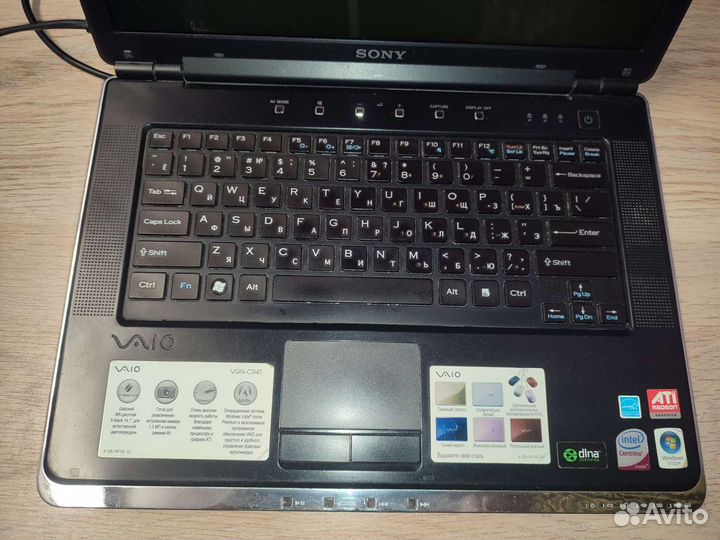 Ноутбук Sony vaio PCG-5K4P