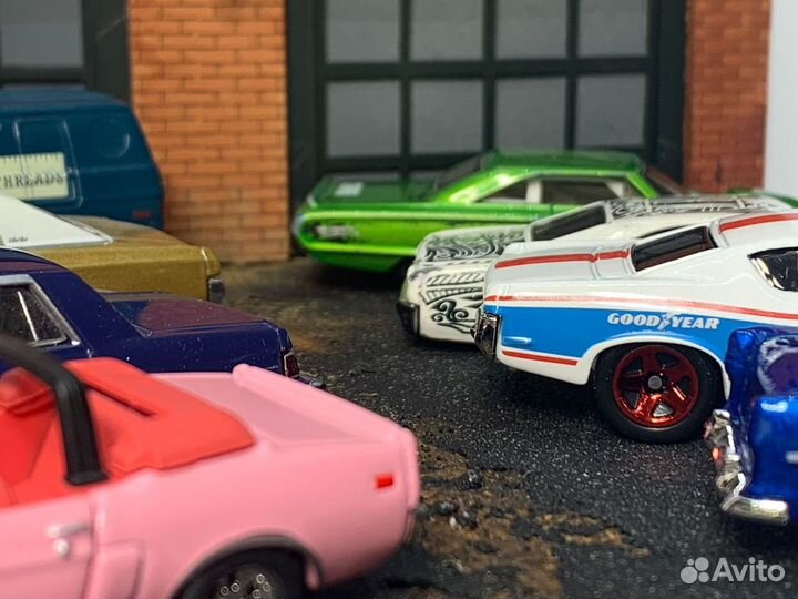 Диорама 1:64 паркинг для машин HotWheels