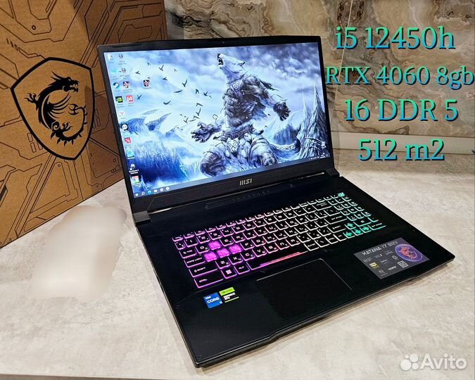 I5 12450h / rtx 4060 8gb / 16 ddr5