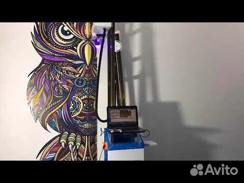 Цифровая печать изображений на стенах, на холсте