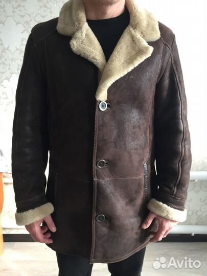 Дубленка натуральная мужская 48 50 размер