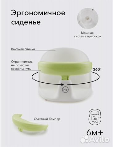 Сиденье для ванны поворотное