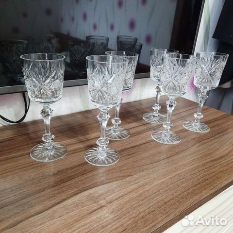 Хрустальные фужеры бокалы СССР