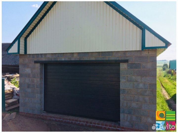 Секционные ворота для гаража alutech
