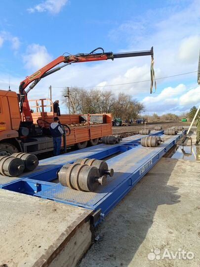 Весы автомобильные Атаман на раме с пандусами