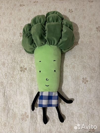 Мягкие игрушки брокколи и морковь IKEA