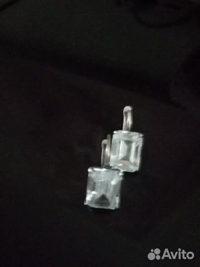 Серьги серебро