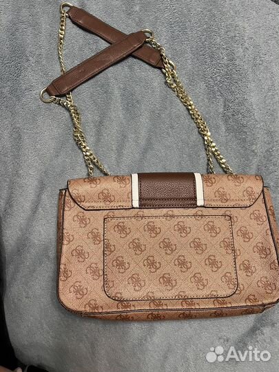 Сумка женская guess бежевая