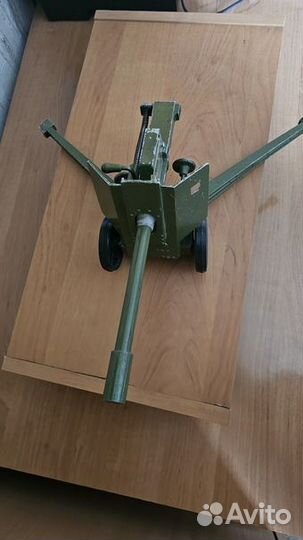 Игрушка пушка стреляющая СССР