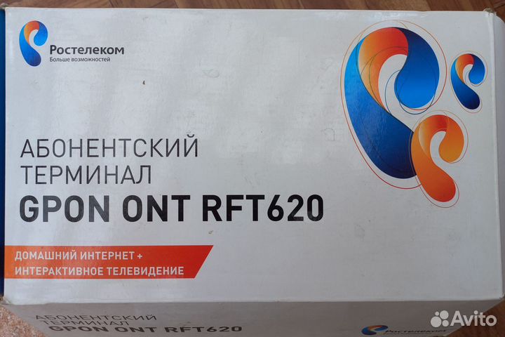 Терминал ростелеком gpon ONT RFT620
