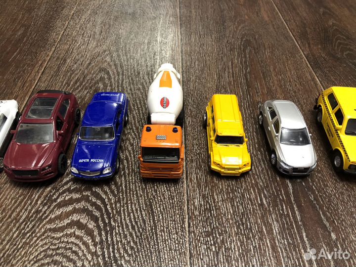 Коллекция машинок welly технопарк и др