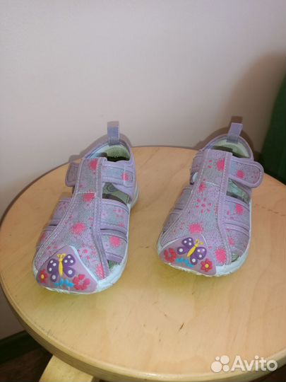 Текстильные туфли, сандалии