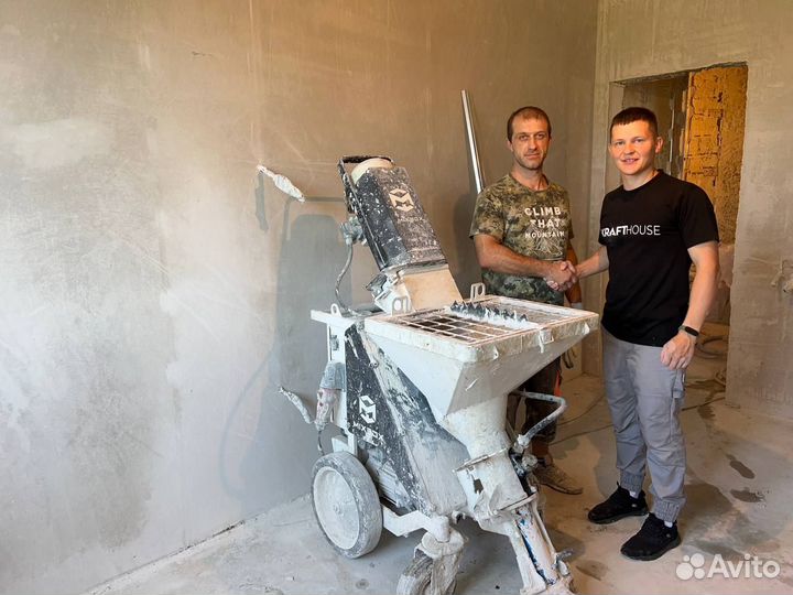 Механизированная штукатурка