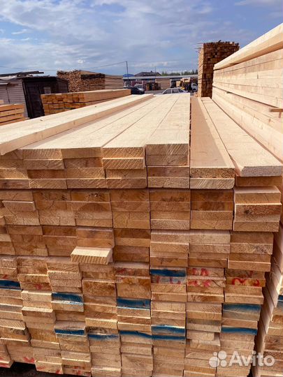 Доска обрезная 40х200х6000мм от производителя