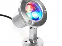 Светильник подводный для фонтана 3W RGB AC24V