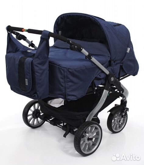 Коляска 3 в 1 Teutonia Team Cosmo для двойни