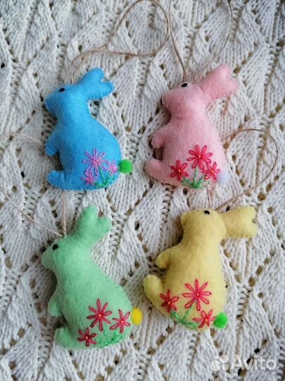 Зайчики, матрёшки к Пасхе, сувенир