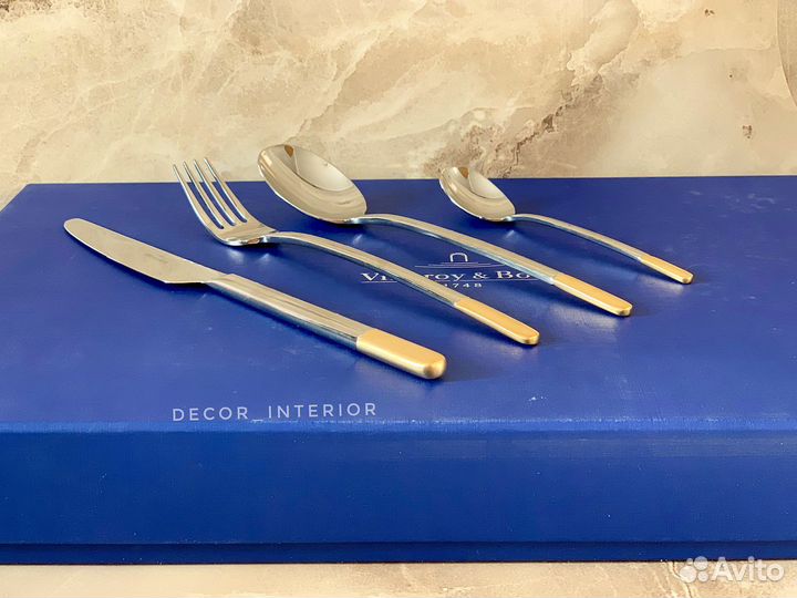 Villeroy&boch Ella gold Набор столовых приборов 24