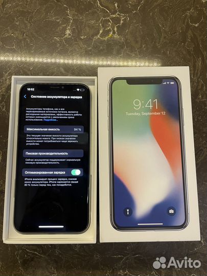 iPhone X, 256 ГБ