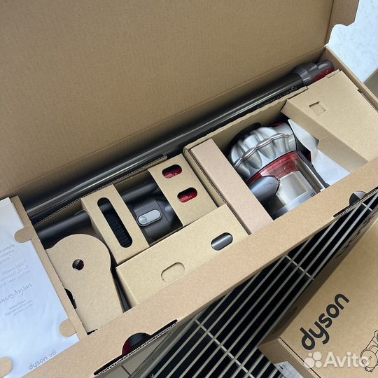 Пылесос Dyson v8 absolute Silver / Nickel