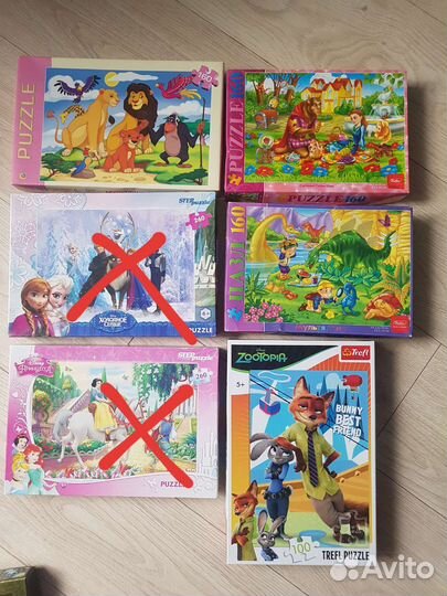 Пазлы большой выбор