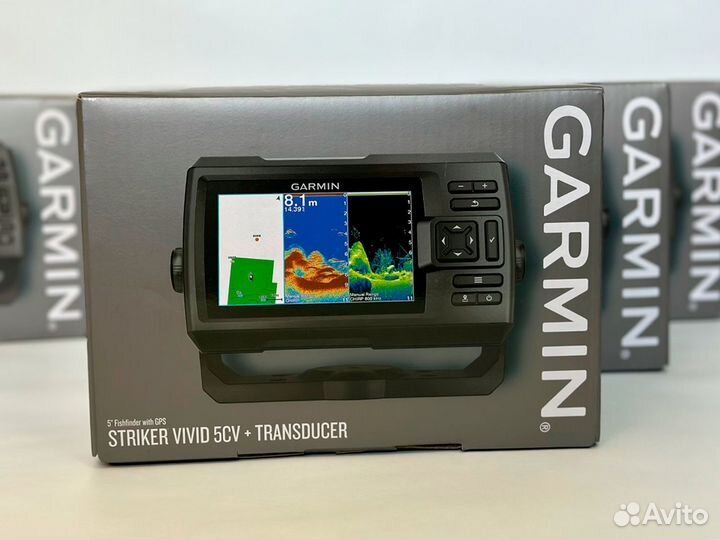 Эхолот garmin striker vivid 5cv + GT20-TM