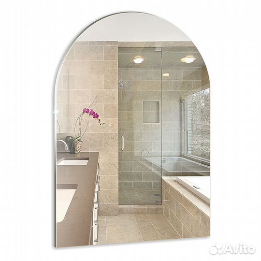Зеркало mixline арка 390*580 б/полки