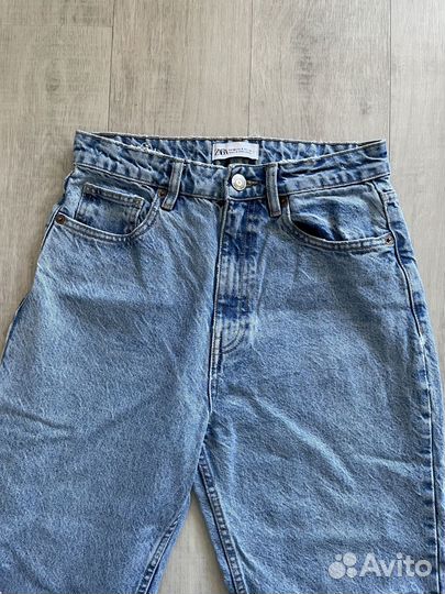 Джинсы zara mom