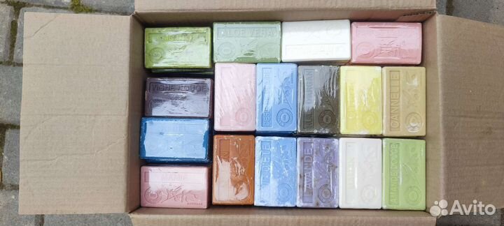 Французское мыло с маслом ши, оригинальное